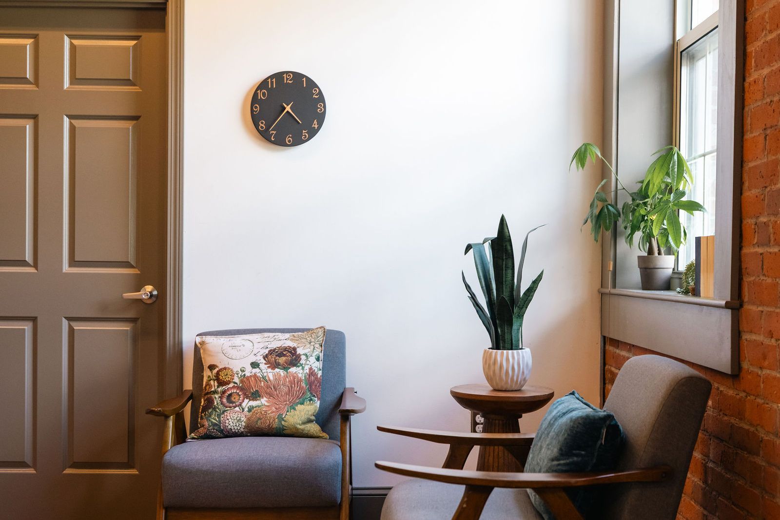 Seating nook at the New Milford campus