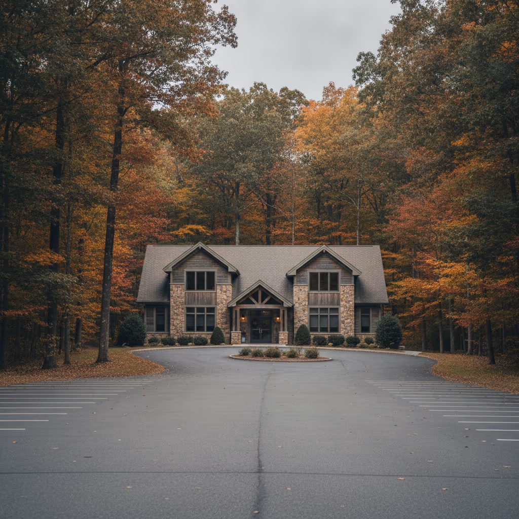 A rural medical office building in Connecticut