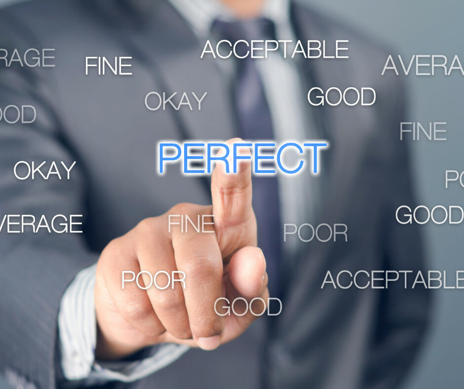 Breaking free from perfectionism