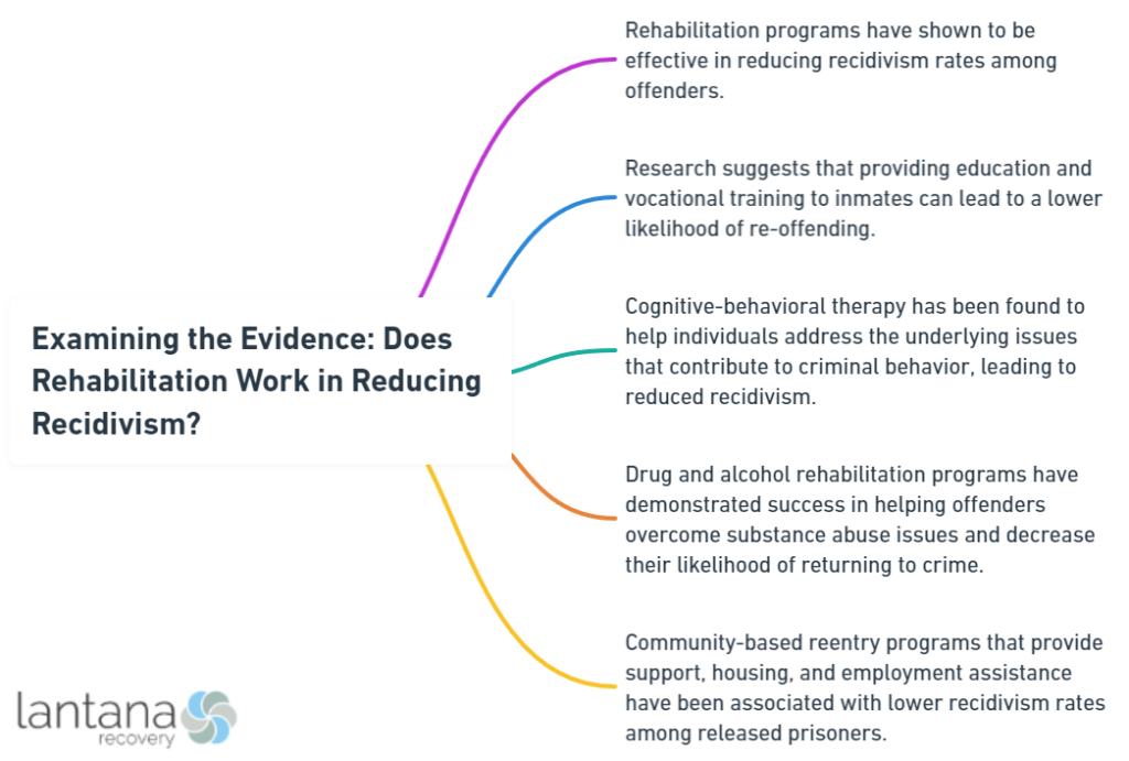 Examining the Evidence: Does Rehabilitation Work in Reducing Recidivism?